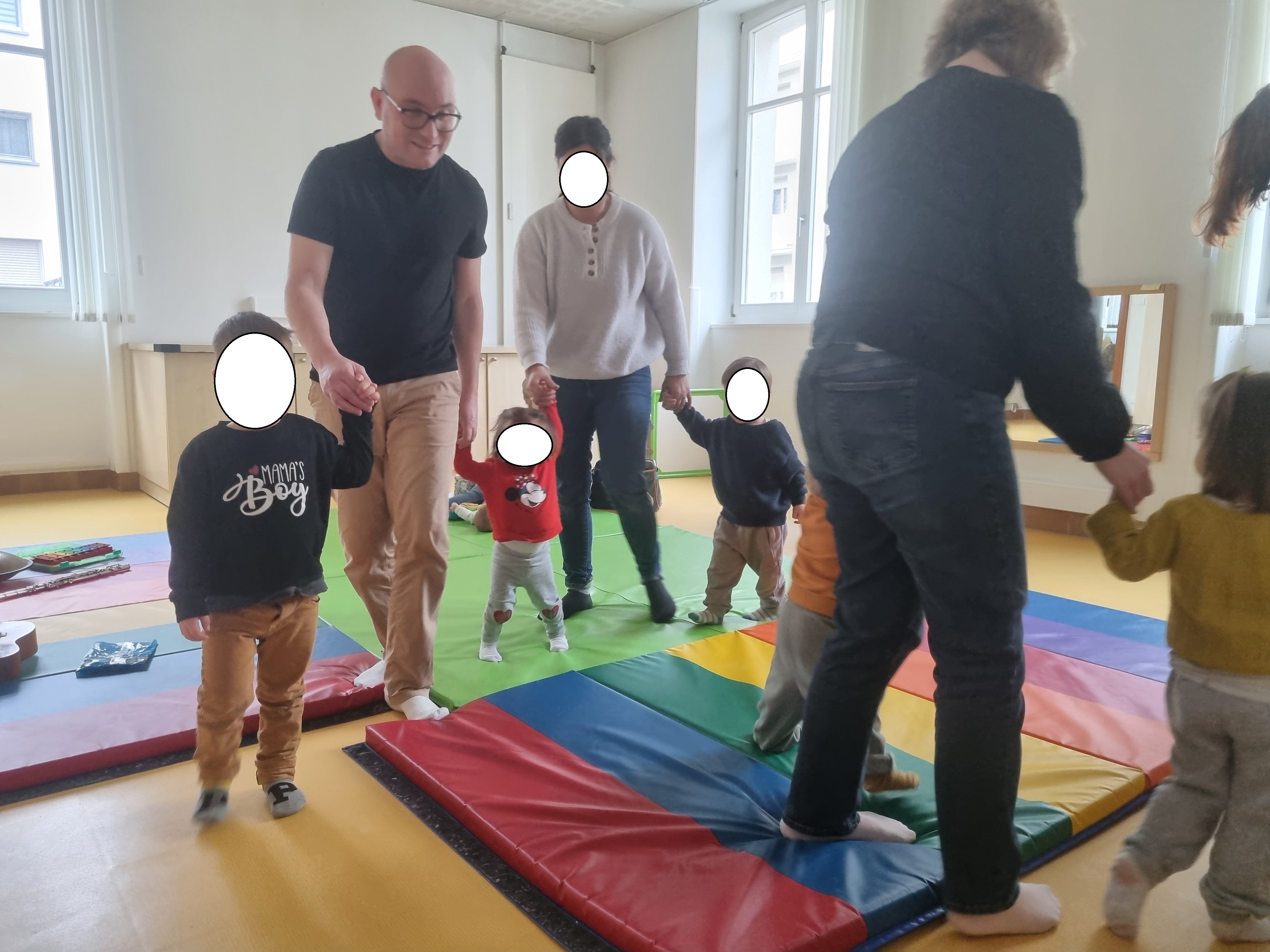 Parcours de motricité musical petite enfance