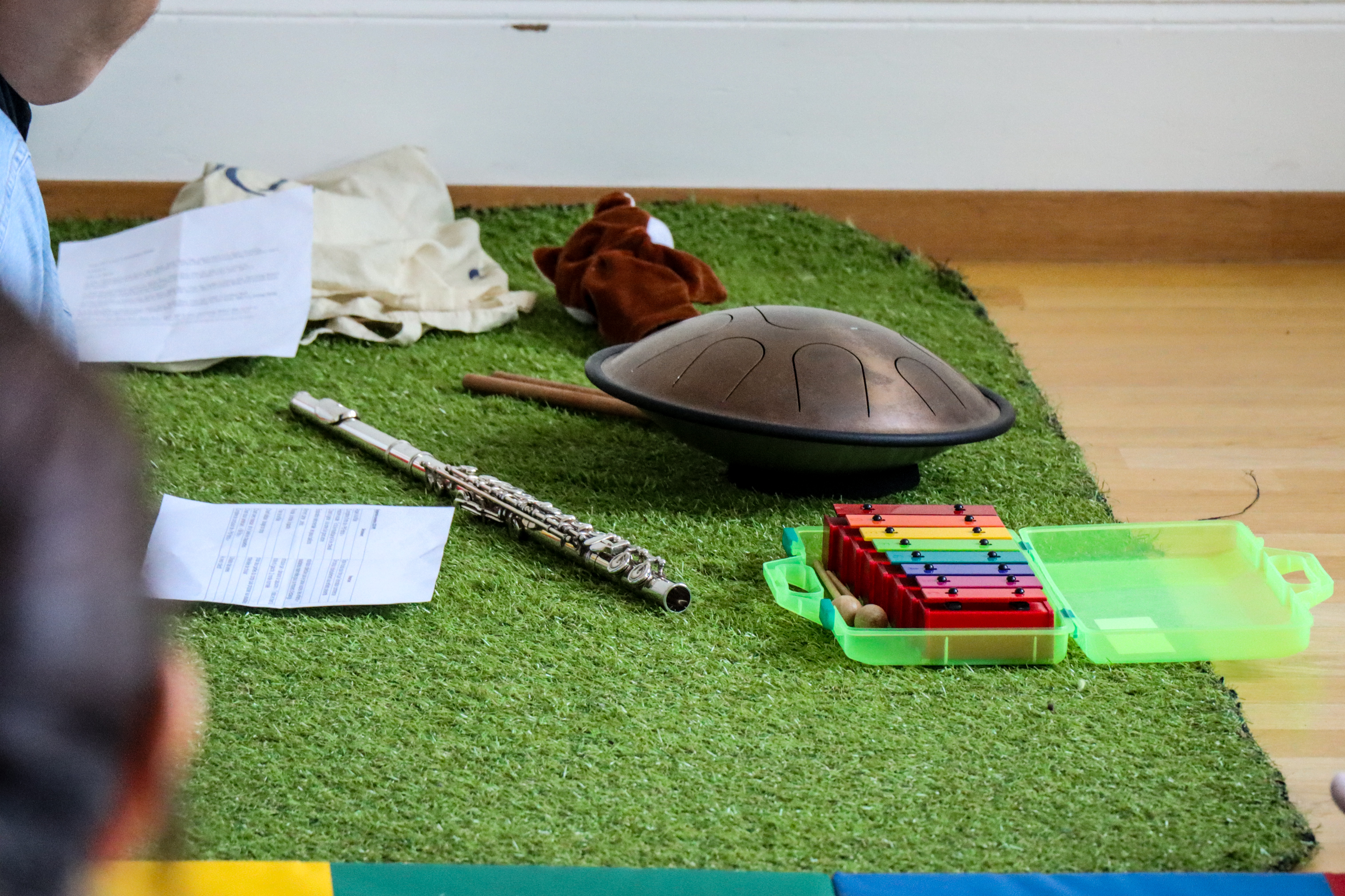 Instruments adaptés au sol petite enfance